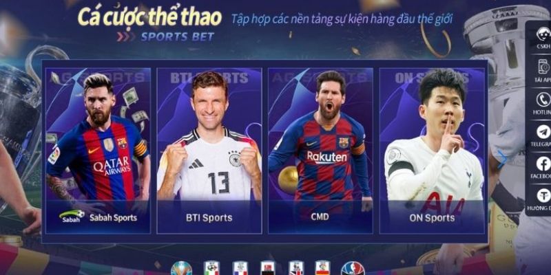 Cách đặt kèo thể thao trực tuyến tại QH88